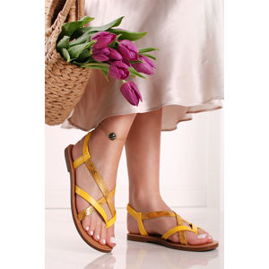 Žluté sandály Alberre