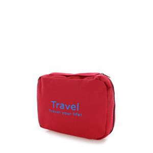 Červená kosmetická taška Travel