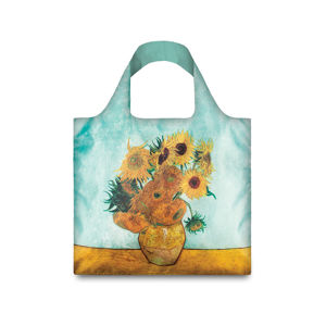 Světle modrá taška Loqi Vincent Van Gogh Vase with Sunflowers