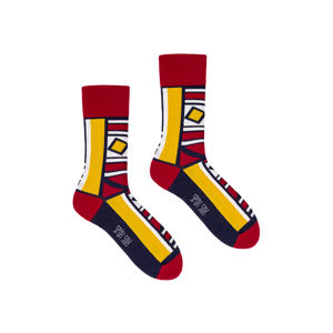 Červeno-žluté ponožky Spox Sox The Bold & The Beautiful