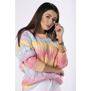 Vícebarevný pulovr M83390