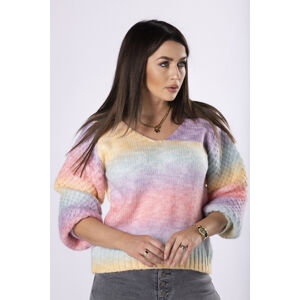 Vícebarevný pulovr M83389