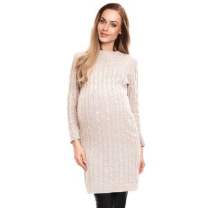 Světle hnědé těhotenské šaty 40026