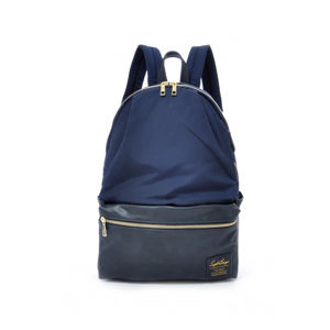 Tmavě modrý batoh Grosgrain-Like 10 Pockets Backpack