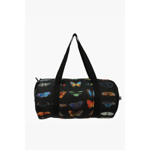 Vícebarevná obojstranná sportová taška National Geographic Butterflies & Peafowl Weekender