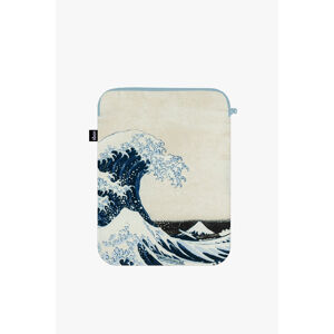 Béžovo-modrý obal na notebook Katsushika Hokusai The Great Wave