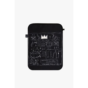 Černo-bílý obal na notebook Jean-Michel Basquiat Crown