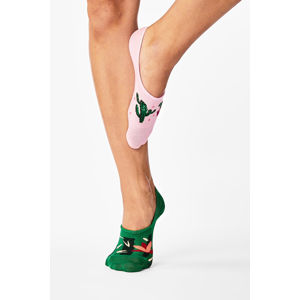 Zeleno-ružové balerinkové ponožky Summer Cactus Noshow