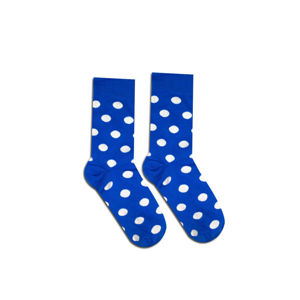 Modré ponožky Dots