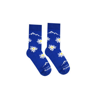 Modro-bílé ponožky High Tatras Flower