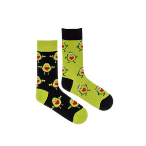 Zeleno-černé ponožky Avocado