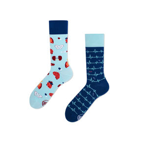 Modré vzorované ponožky Dr Sock