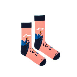 Vícebarevné vzorované ponožky Paštikár