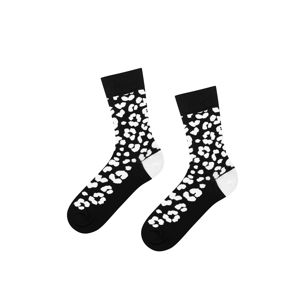 Černo-bílé ponožky Speckles