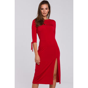 Červené šaty K007