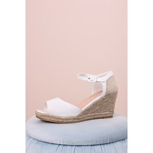 Bílé platformové sandály Solange