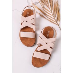 Béžové nízké sandály Dalary