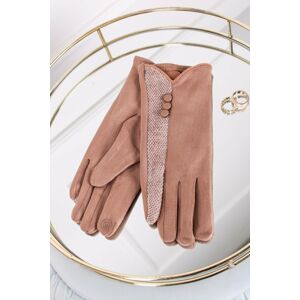Béžové rukavice Emma