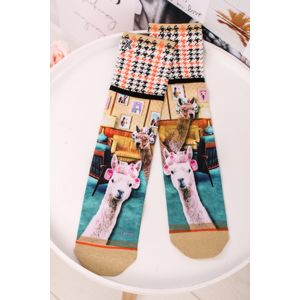 Dámské vícebarevné vzorované ponožky Beauties