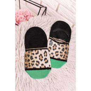 Dámské leopardí kotníkové ponožky Pamela