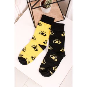 Žluto-černé ponožky Včelky
