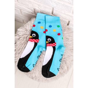 Vícebarevné vzorované ponožky Pinguin