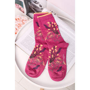 Ružové ponožky Florie Super Soft Daisy Socks