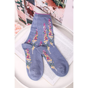 Modré ponožky Florie Super Soft Daisy Socks