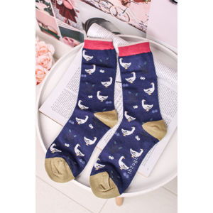 Modré ponožky Goosey Lucy Bird Socks