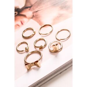 Set prstenů ve zlaté barvě Jocelyn