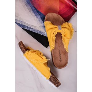 Žluté pantofle Tamela