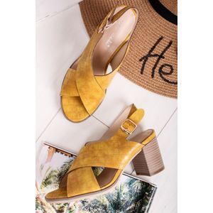 Žluté sandály Adrienne