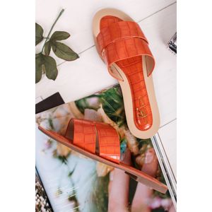 Oranžové pantofle Betsy