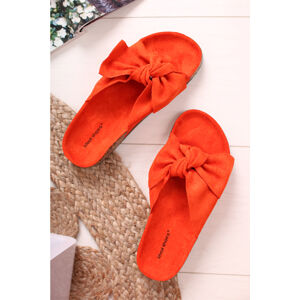 Oranžové pantofle Shelby