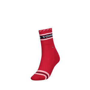 Červené ponožky Logo Sock
