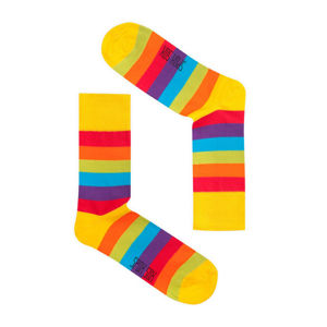 Unisex vícebarevné ponožky Spox Sox Rainbow